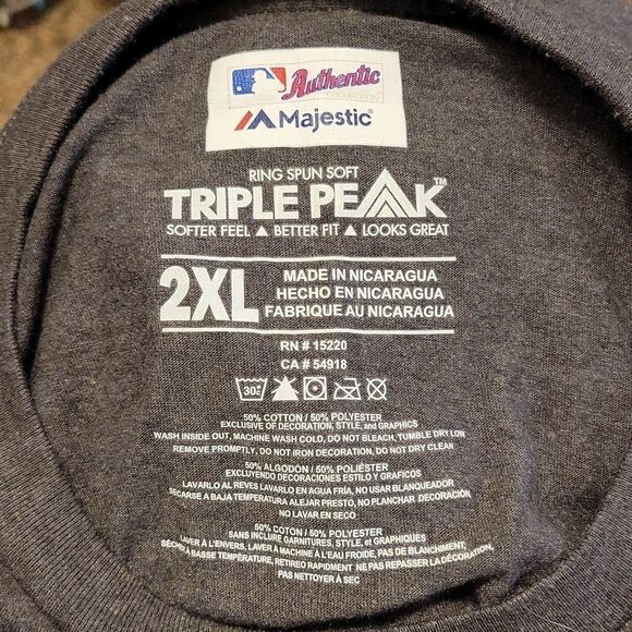 Majestic. Boston Red Sox. MLB Authentic T-shirt. Size 2XL. EUC - Picture 5 of 6